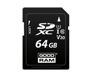 Minnekort - GOODRAM S1A0 - flash memory card - 64 GB - SDXC UHS-I - S1A0-0640R12