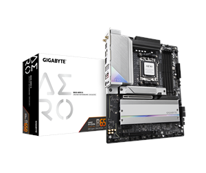 Hovedkort - GIGABYTE B650 AERO G Hovedkort - AMD B650 - AMD AM5 socket - DDR5 RAM - ATX - B650 AERO G