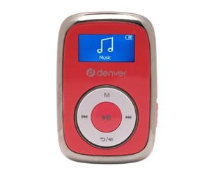 Mp3-spiller & Tilbehør - DENVER MPS-316R - Red - MP3-spiller 16 GB - MPS-316R