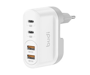 Mobil - Adaptere og ladere - Budi Wall charger  326TQE 2xUSB 40W (white) - 326TQE