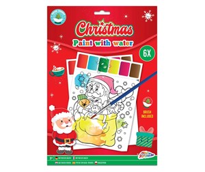 Kreative leker - Grafix Water drawing book Christmas - 800048