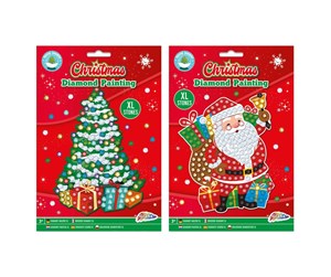 Kreative leker - Grafix Diamond Painting Christmas A5 (Assorted) - 800047