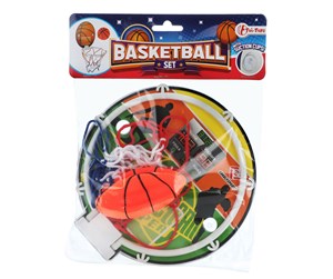 Fotball & Ballspill - Toi-Toys Mini Basketball Set with Ball and Suction Cups - 68597A