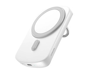 Nødlader - Joyroom Power Bank Ring Holder 20W 6000mAh JR-W030 (white) Nødlader - Hvit - 6000 mAh - JR-W030 White