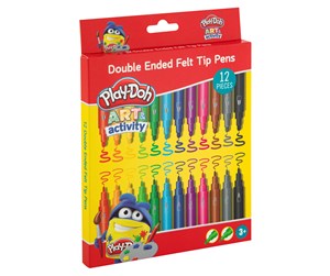 Arts & Crafts - Tilbehør - Hasbro Play-Doh 12 Double Ended Felt Tip Pens - 160004