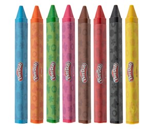 Arts & Crafts - Tilbehør - Hasbro Play-Doh 8 Jumbo Crayons - 160005