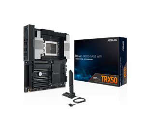 Hovedkort - ASUS PRO WS TRX50-SAGE WIFI Hovedkort - AMD TRX50 - AMD sTR5 socket - DDR5 RAM - SSI (Server) - 90MB1FZ0-M0EAY0