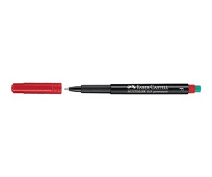 Skrive- & Tegneverktøy - Faber Castell Faber-Castell MULTIMARK 1513 - marker - red - 151321 FC