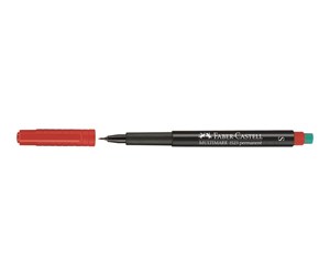 Skrive- & Tegneverktøy - Faber Castell Faber-Castell MULTIMARK 1523 - marker - red - 152321 FC