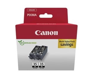 Printertilbehør blekk/toner - Canon PGI-35 / 1509B029 Black Twin Pack - Blekkpatron Svart - 1509B029