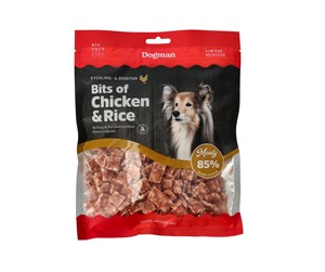 Hund - Dogman Bits of Chicken & Rice 250g - 479382