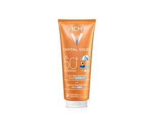 Kroppspleie - Vichy Capital Soleil Gentle Protective Milk Kids SPF50 300 ml - C-VI-205-B9