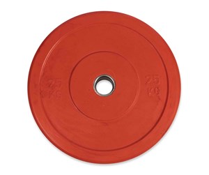 Sport & Fitness - ASG Bumperplate Red 25 KG Ø50 - ASG4064IONE SIZE