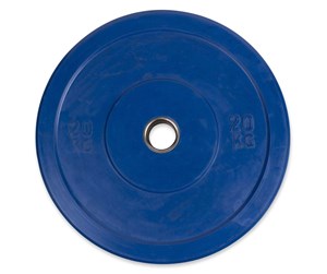 Sport & Fitness - ASG Bumperplate Blue 20 KG Ø50 - ASG4063IONE SIZE