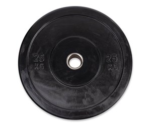 Sport & Fitness - ASG Bumperplate Black 25 KG Ø50 - ASG4058IONE SIZE