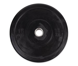 Sport & Fitness - ASG Bumperplate Black 15 KG Ø50 - ASG4056IONE SIZE