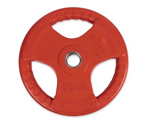 Sport & Fitness - ASG Weightplate Red w. Handle 25 KG Ø50 - ASG4052IONE SIZE