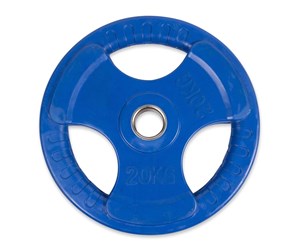 Sport & Fitness - ASG Weightplate Blue w. Handle 20 KG Ø50 - ASG4051IONE SIZE