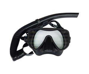 Vannlek - ASG Diving Mask & Snorkel Set for Adults - ASG3009BLACKONE SIZE