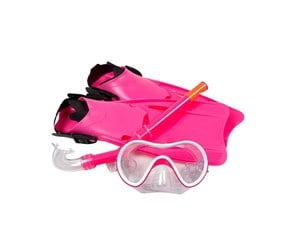 Vannlek - ASG Snorkel Set Junior Pink S - ASG3004PINKS