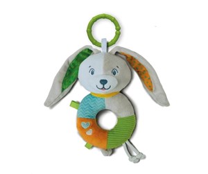 Babyleker - Clementoni Baby - Plush Rattle Rabbit - 17787