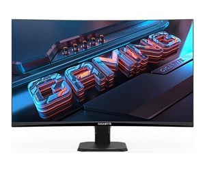 Skjerm - 27" GIGABYTE GS27QC - 2560x1440 - 170Hz - VA - GS27QC