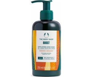 Kroppspleie - The Body Shop Boost Exfoliating Hand Wash Mandarin & Bergamot 250 ml - 5028197177539