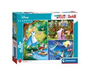 Puslespill - Clementoni Puzzle Disney Classics 3x48st. Gulv - 25267