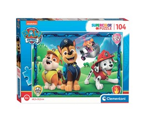 Puslespill - Clementoni Jigsaw Puzzle - PAW Patrol 104pcs. Gulv - 27177