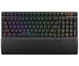 Tastatur - ASUS ROG Strix Scope II 96 Wireless - US - Gamingtastatur - Amerikansk Engelsk - Svart - 90MP037A-BKUA01