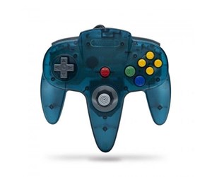 Spill - Tilbehør - TeknoGame Clear Teal - Controller - Nintendo 64 - 722267833671