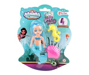 Dukker, Bamser & Utstyr - Toi-Toys Mermaids Mermaid Doll with Combs 12cm (Assorted) - 05212Z