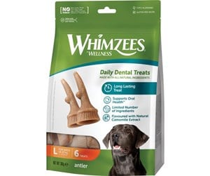 Hund - Whimzees Occupy Antler L 6 stk 360 g MP - WH5300360