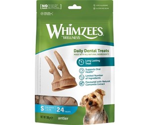 Hund - Whimzees Occupy Antler S 24 stk 360 g MP - WH5100360