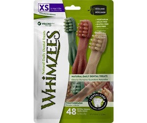 Hund - Whimzees TOOTHBRUSH STAR XS  48 Chews. - WH1100360