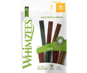 Hund - Whimzees Stix M 7 stk 210 g WEEK MP - WH0700210