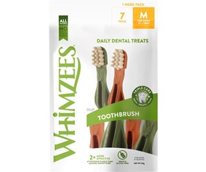 Hund - Whimzees Toothbrush Star M 7 stk 210 g WEEK MP - WH1300210