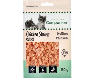 Katt - Companion Cat Chicken Shrimp Cubes 50g - CC106003