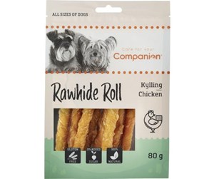 Hund - Companion Chicken Rawhide Roll 80g - CD101007