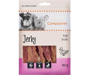 Hund - Companion Duck Jerky Stripe 80g - CD102002