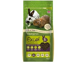 Smådyr - Burgess Excel Rabbit Adult 10kg Mint - 22201