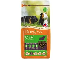 Smådyr - Burgess Excel Guinea Pig 10kg, Mint - 22213