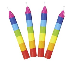 Kjøkkentilbehør - Goki Candles Rainbow 10 pcs. - 60860