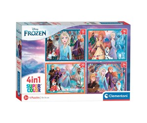 Puslespill - Clementoni Puzzles Disney Frozen 4in1 Gulv - 21518