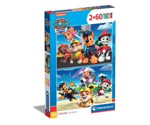 Puslespill - Clementoni Jigsaw puzzle Paw Patrol 2x60st. Gulv - 21623