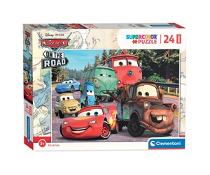 Puslespill - Clementoni Maxi Jigsaw Puzzle Cars 24st. Gulv - 24239