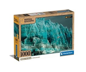 Puslespill - Clementoni Jigsaw Puzzle National Geographics - Glacier 1000 pcs. Gulv - 39731