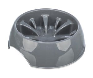 Katt - Trixie Slow Feeding bowl plastic/TPR 0.3 l/ø 16 cm (Assorted) - 4011905250267