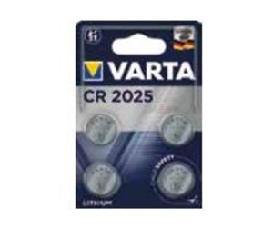 Batteri - VARTA CR2025 Lithium Coin 4 Pack - 6025101404