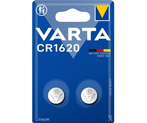 Batteri - VARTA CR1620 Lithium Coin 2 Pack - 6620101402